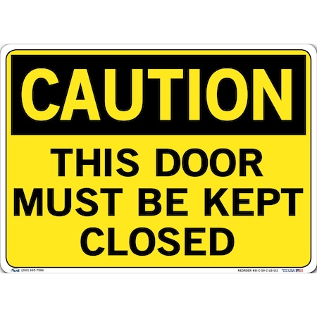 Vestil Vinyl Label Sign, 10-1/2" H, 14-1/2" W, Vinyl Label, Rectangle, English, SI-C-59-C-LB-011 SI-C-59-C-LB-011